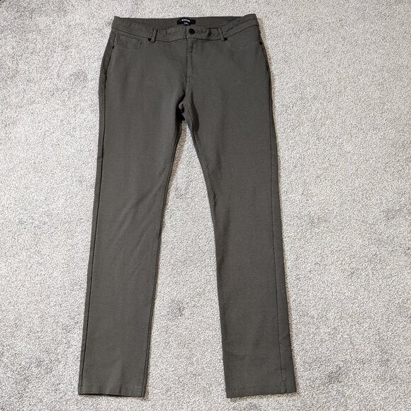 ACTIVE USA Olive/Army Green Stretchy Mid-Rise Synthetic Jeggings Pants; Size 2XL - Picture 1 of 5